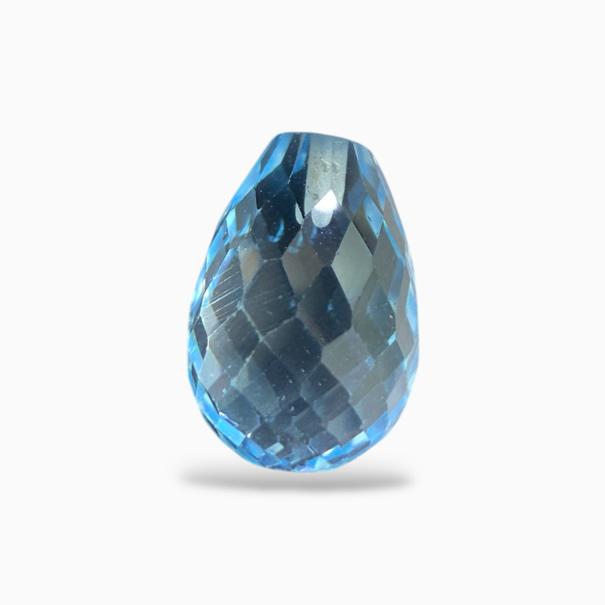 Blue Topaz Stone Briolette With Drill For Jewellery From 1 - 5 Carats