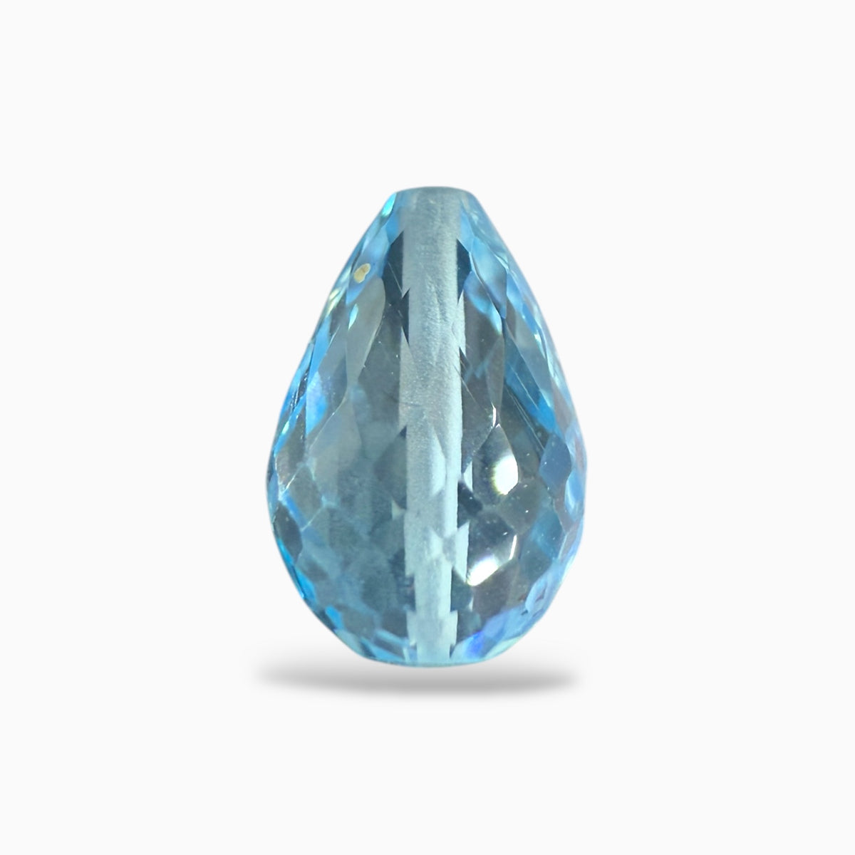 Blue Topaz Stone Briolette With Drill For Jewellery From 1 - 5 Carats