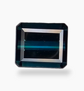 Natural Blue Tourmaline Emerald Cut 4.90 Carats Size 10.5x9mm