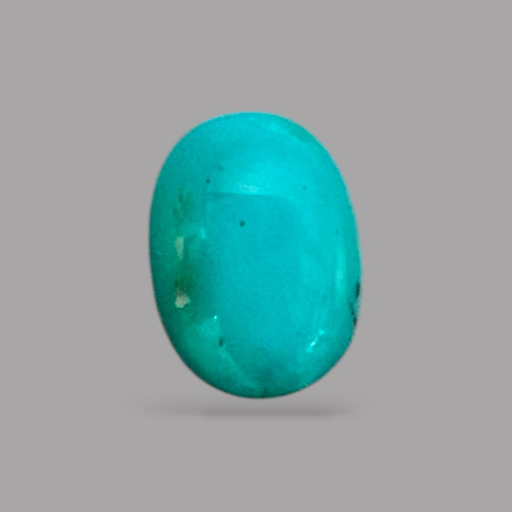 Blue Turquoise Stone 0.79 Carats 8.1 x 5.8 x 3 mm in oval