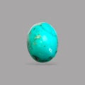 Blue Turquoise Stone 12.34 Carats 15.4 x 13.8 x 8.8 mm in Oval