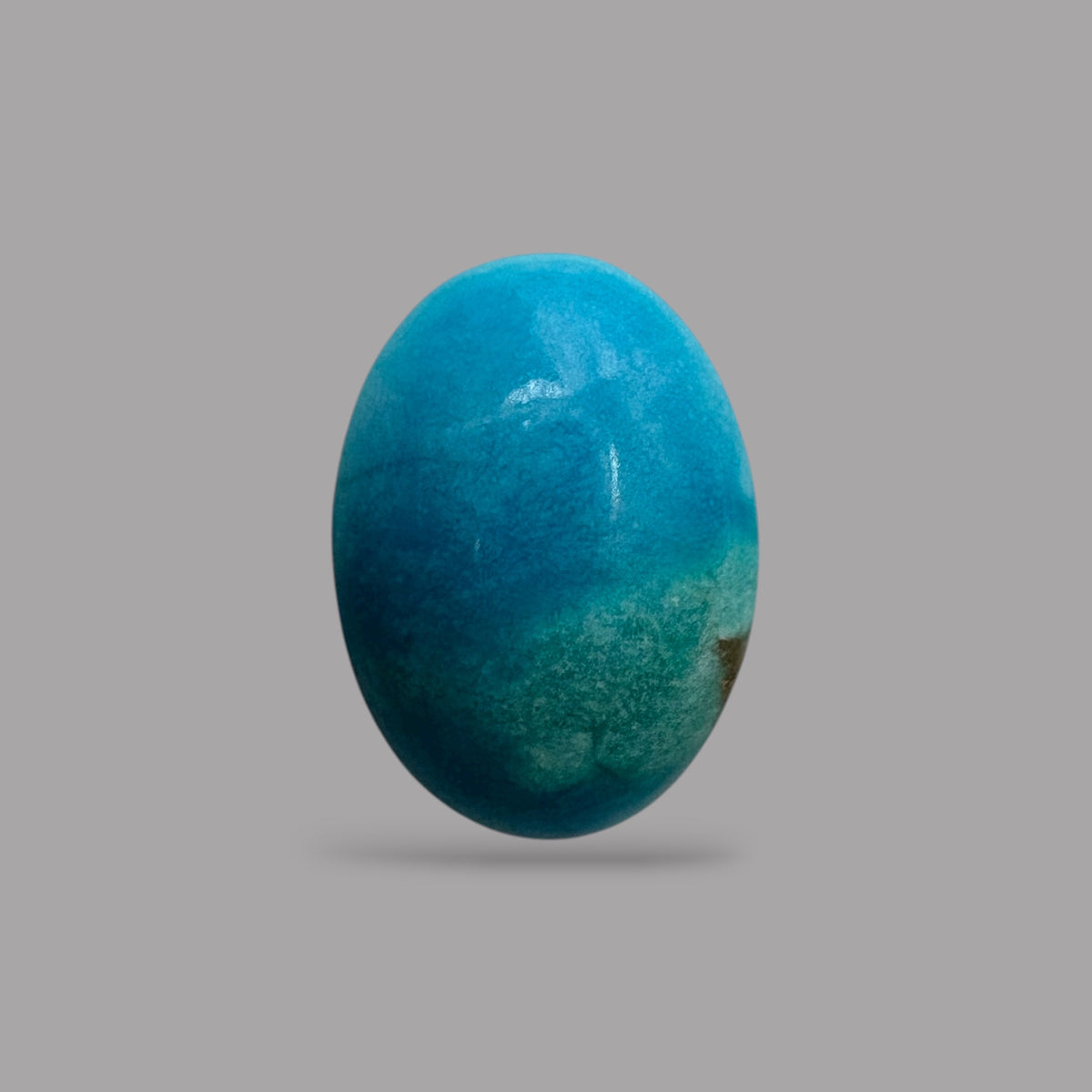 Blue Turquoise Stone 2.47 Carats 11.7 x 8.3 x 3.8 mm in Oval