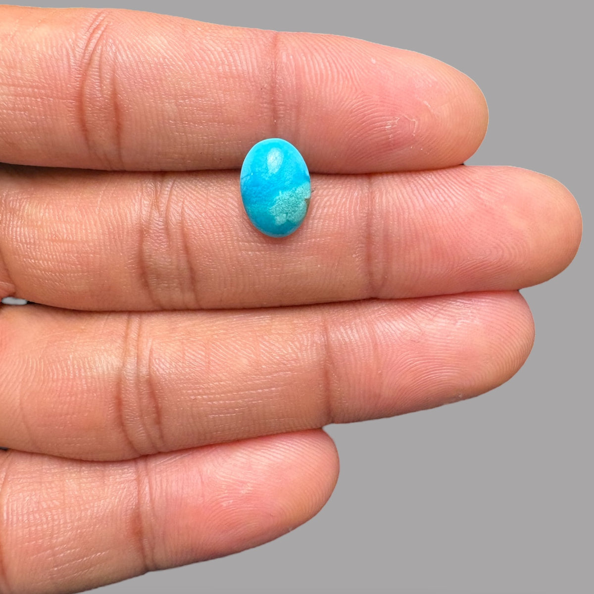 Blue Turquoise Stone 2.47 Carats 11.7 x 8.3 x 3.8 mm in Oval