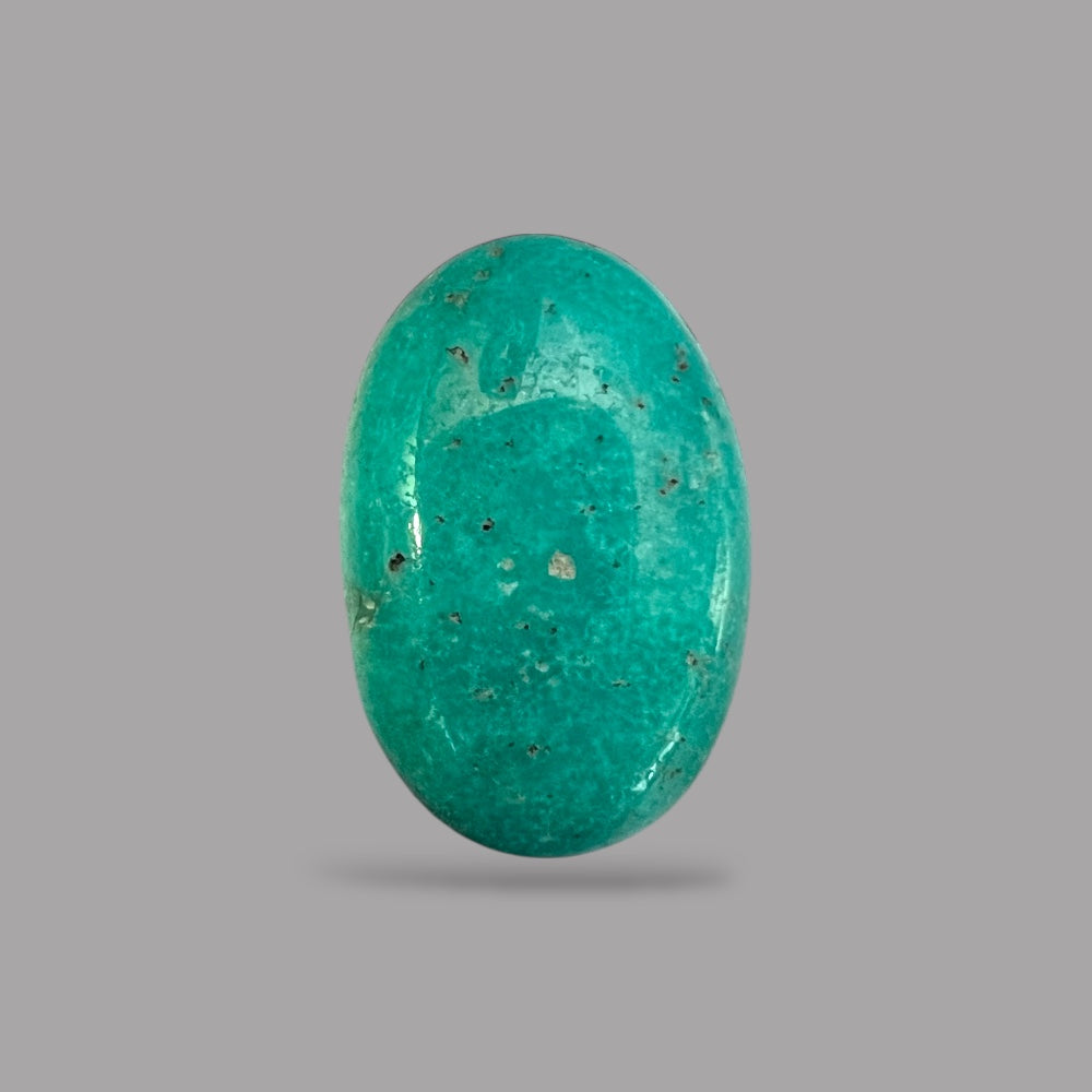 Blue Turquoise Stone 23.38 Carats 26.9 x 17.7 x 7.2 mm in Oval