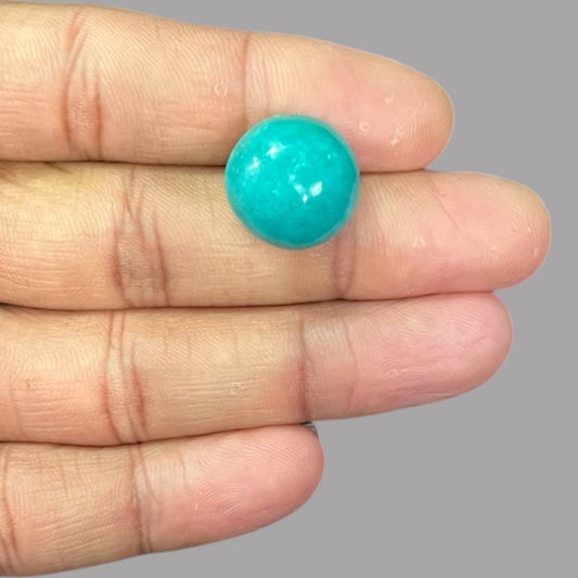 Turquoise Gem 17.13 Carats 16.8 x 16.3 x 9.7 mm in Oval