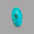 Blue Turquoise Stone 9.44 Carats 20.4 x 11.1 x 5.8 mm in oval