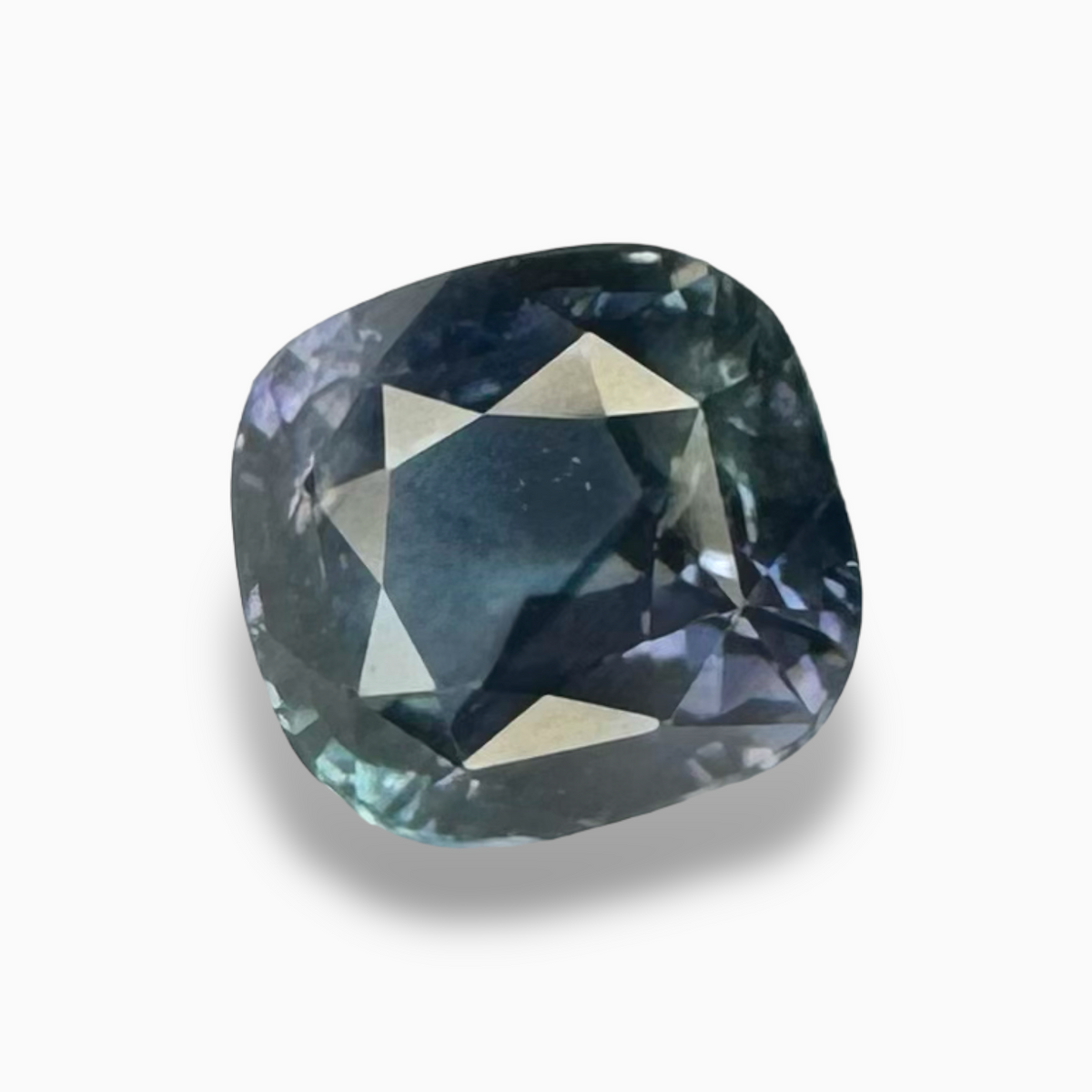 Blue Sapphire: 2.87 Carat Cushion Cut - $600/ct, African Origin