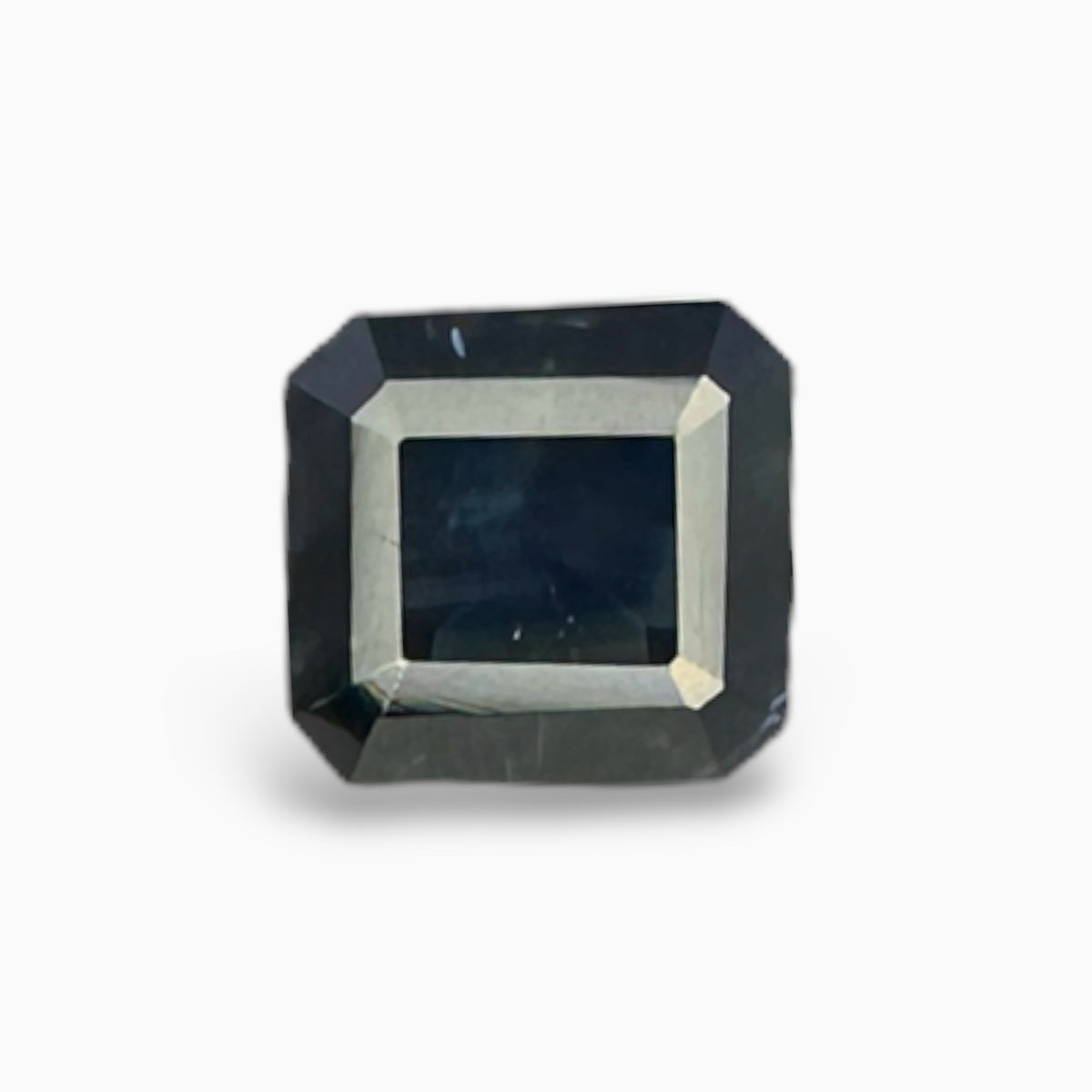 Blue Sapphire Asscher cut 3.17 Carat  From African Origin Buy Online