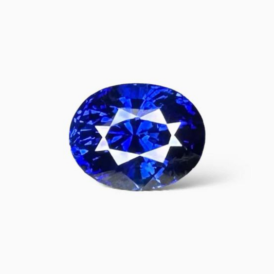 Blue Sapphire Stone 6.18 Carats Oval 12.36 x 9.67 x 6.01 mm