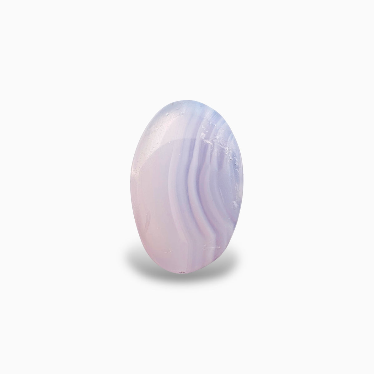 Blue lace Agate (Aqeeq) Oval Caochon 17.10 Carats