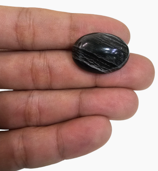 Botswana Agate Stone (Aqeeq) 24.67 Carats 25x18mm