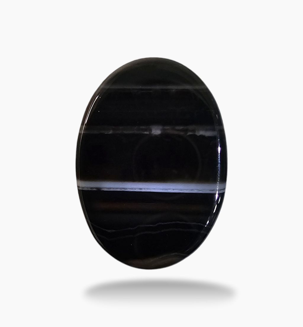Botswana Agate Stone (Aqeeq) 25.35 Carats 25x18mm