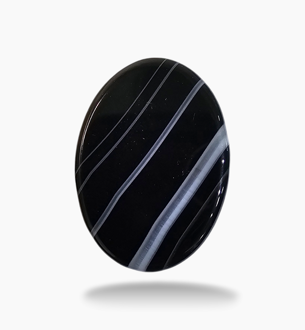 Botswana Agate Stone (Aqeeq) 26.15 Carats 24.7x18.2mm