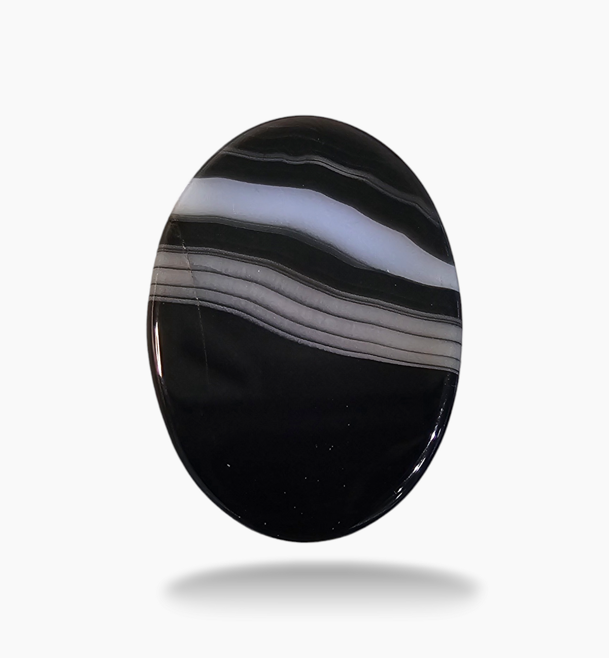 Botswana Agate Stone (Aqeeq) 23.72 Carats 25x18.5mm