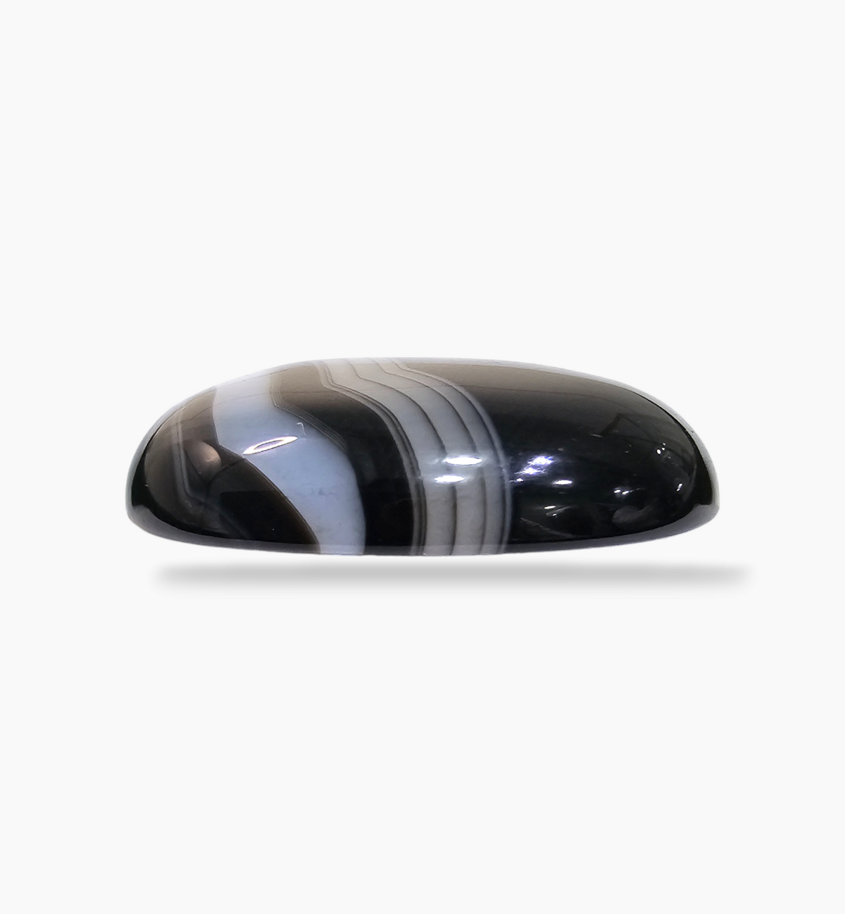 Botswana Agate Stone (Aqeeq) 23.72 Carats 25x18.5mm