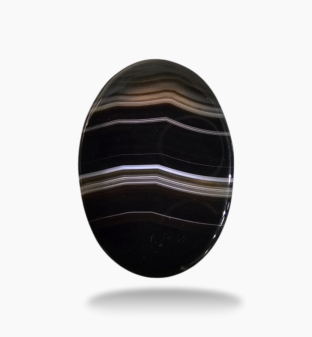 Botswana Agate Stone (Aqeeq) 25.06 Carats 25x18mm