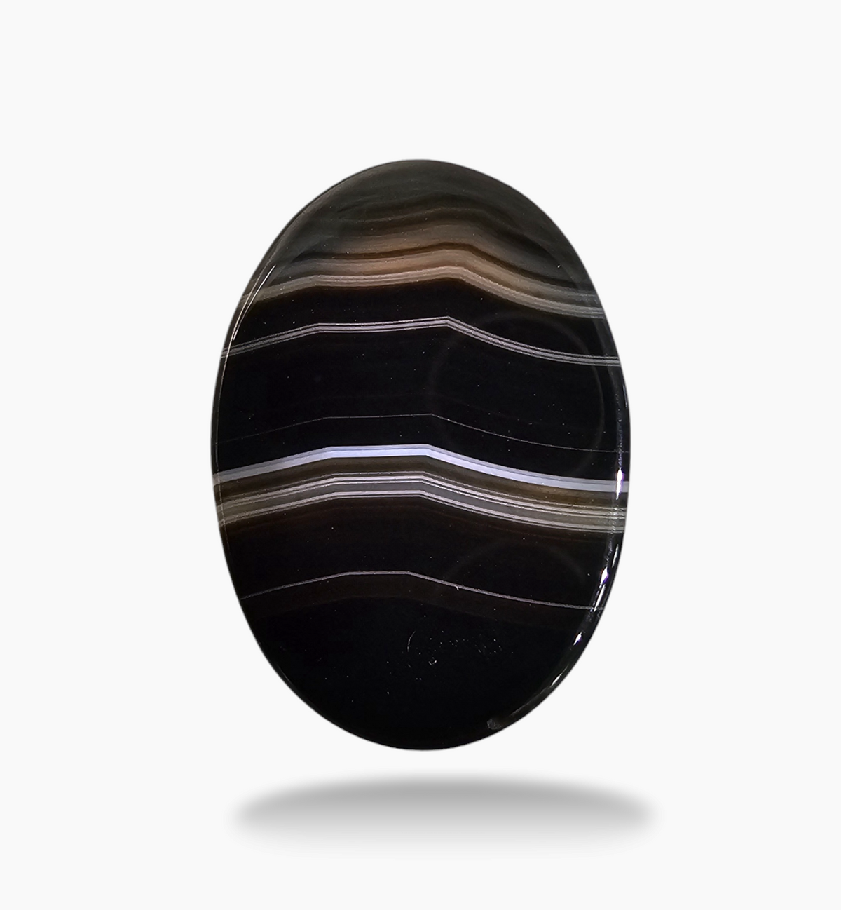 Botswana Agate Stone (Aqeeq) 25.06 Carats 25x18mm