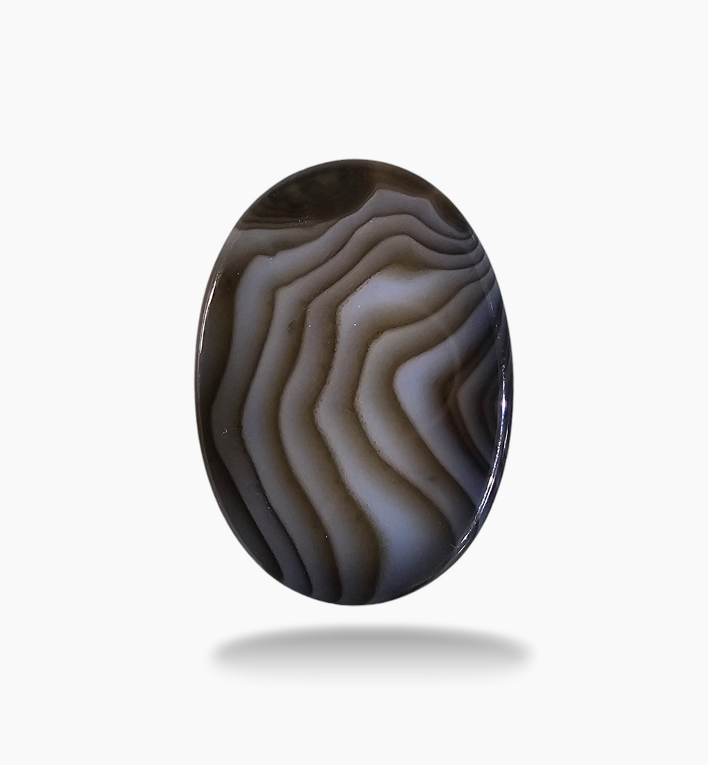 Botswana Agate Stone (Aqeeq) 25.12 Carats 25x18mm
