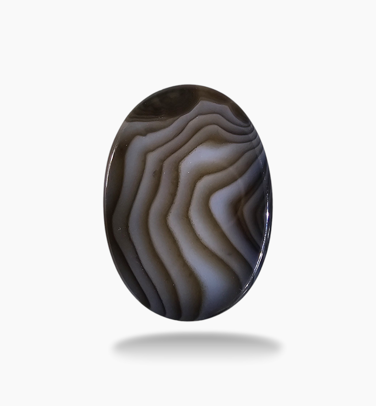 Botswana Agate Stone (Aqeeq) 25.12 Carats 25x18mm