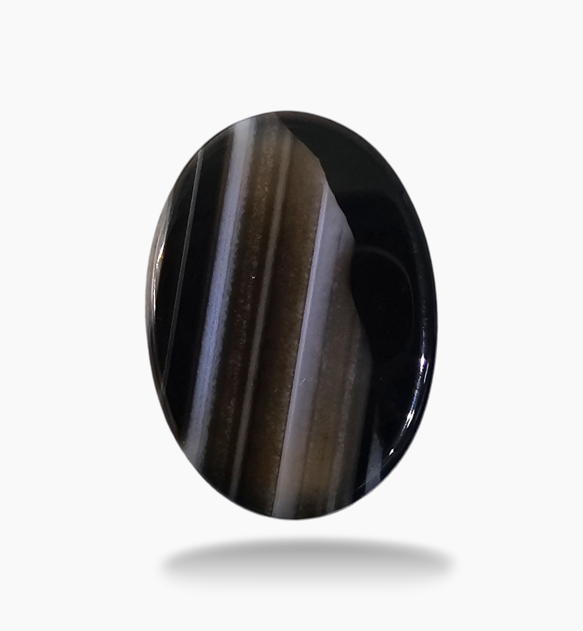 Botswana Agate Stone (Aqeeq) 25.36 Carats 25.5x18.3mm