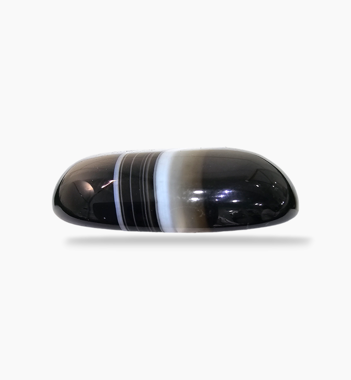 Botswana Agate Stone (Aqeeq) 26.01 Carats 25.6x18.5mm