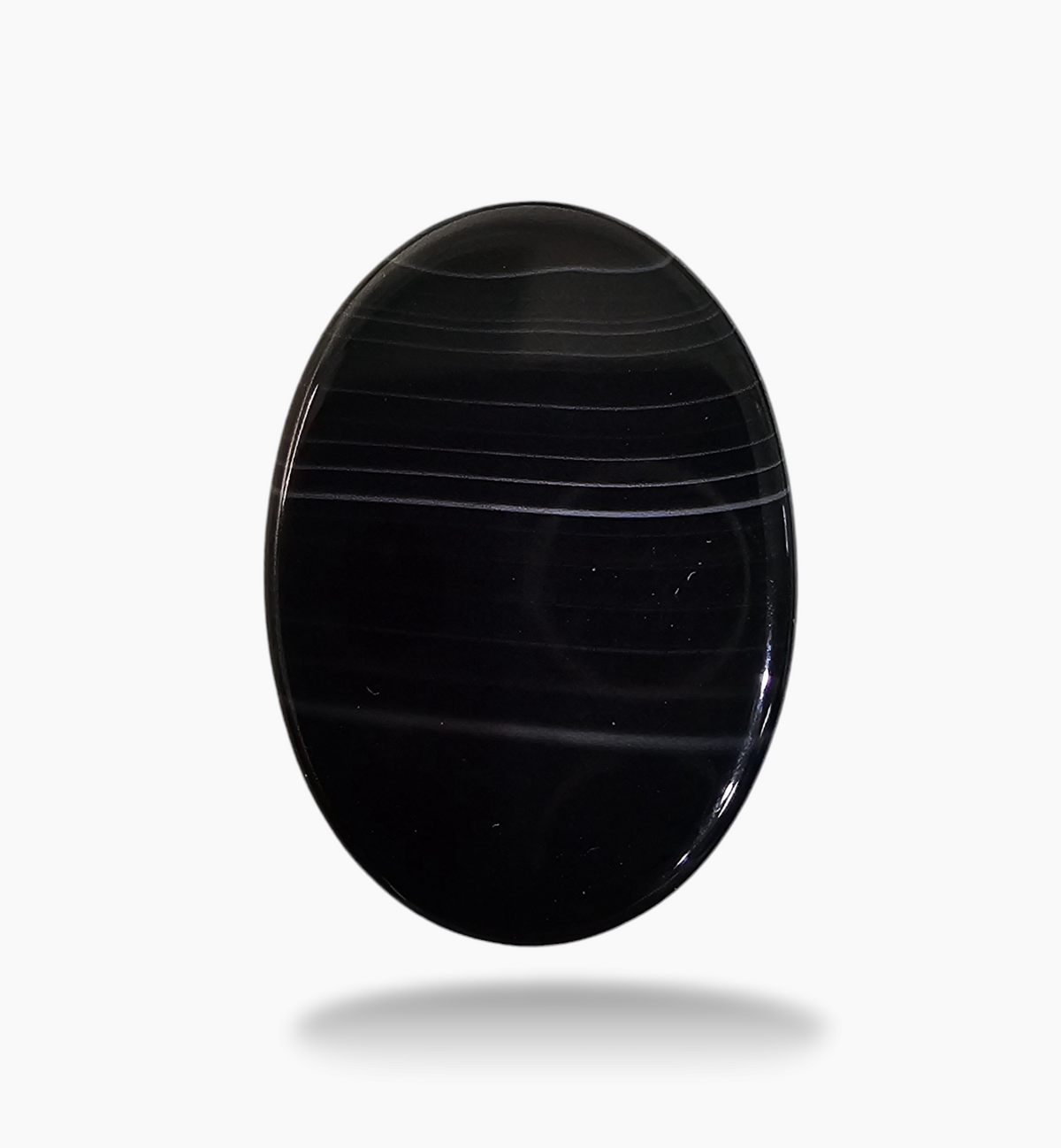 Botswana Agate Stone (Aqeeq) 26.85 Carats 25.5x18.5mm