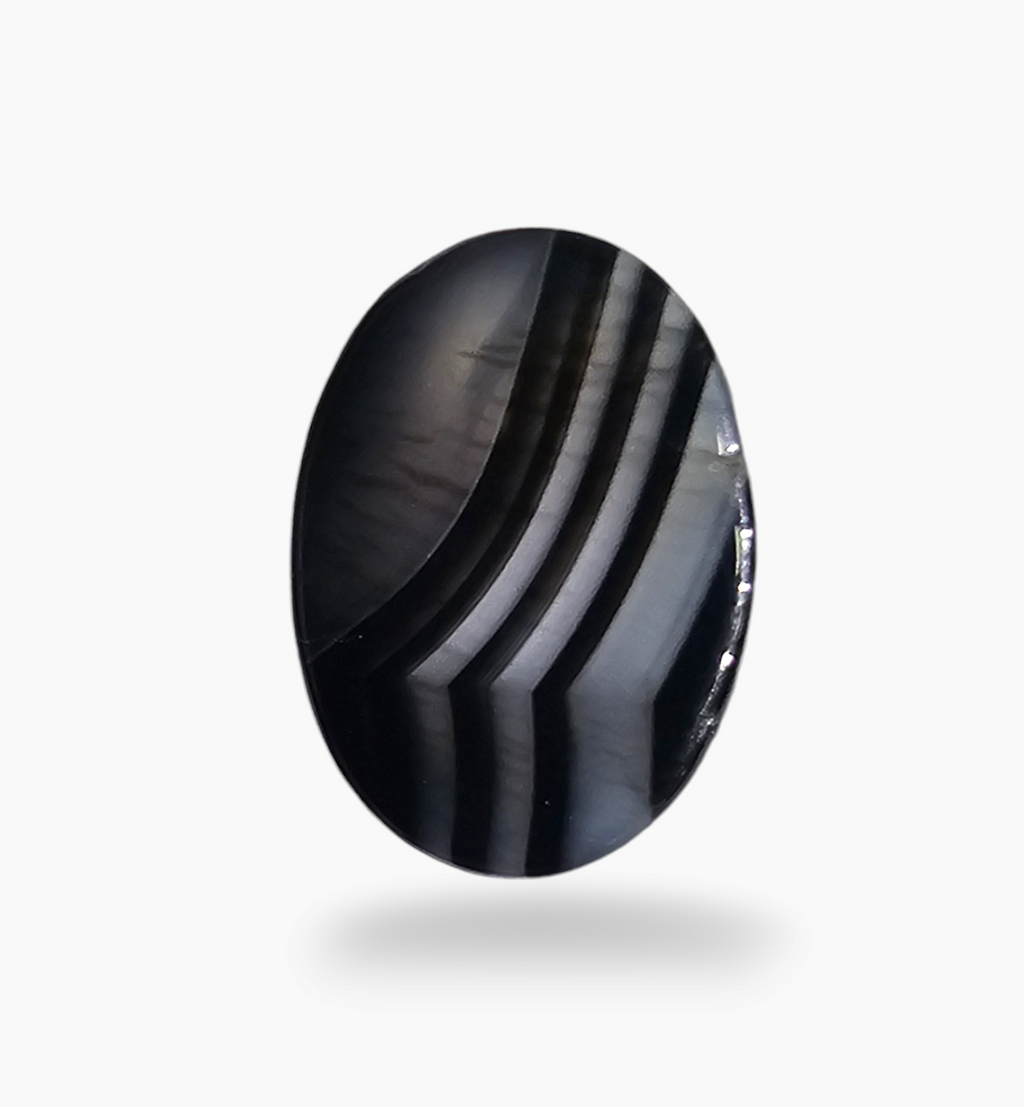 Botswana Agate Stone (Aqeeq) 5.44 Carats 14.2x10.2mm