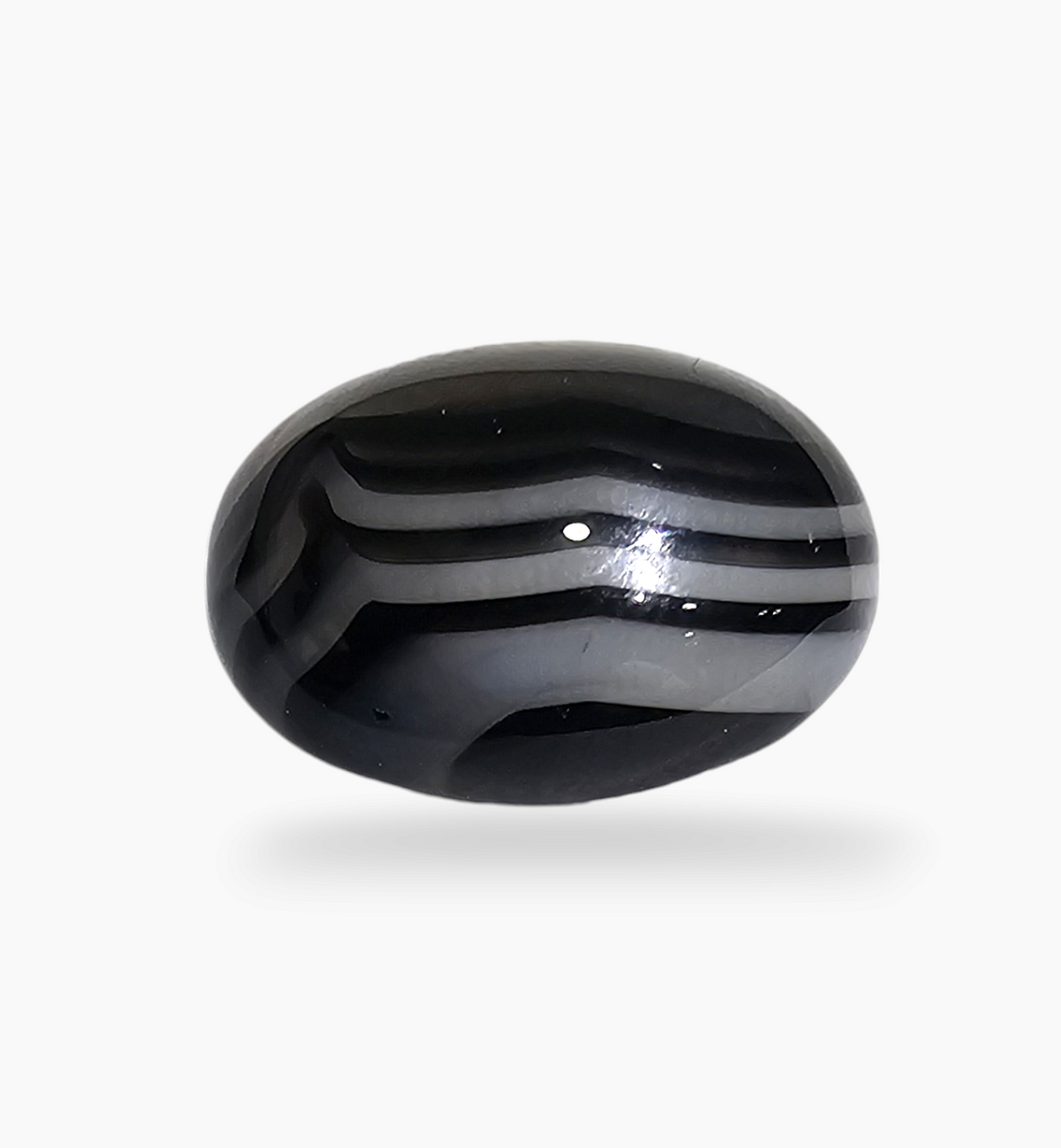 Botswana Agate Stone (Aqeeq) 5.44 Carats 14.2x10.2mm