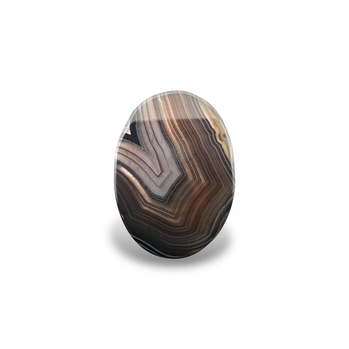 Botswana Agate Stone (Aqeeq) 20 Carats 24.50x17.50 mm