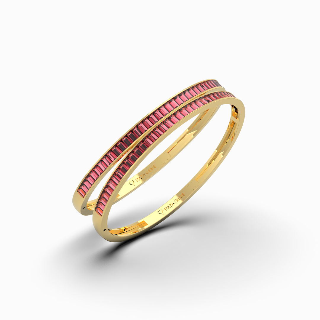 Ruby Bangles 2 Sets - Irina
