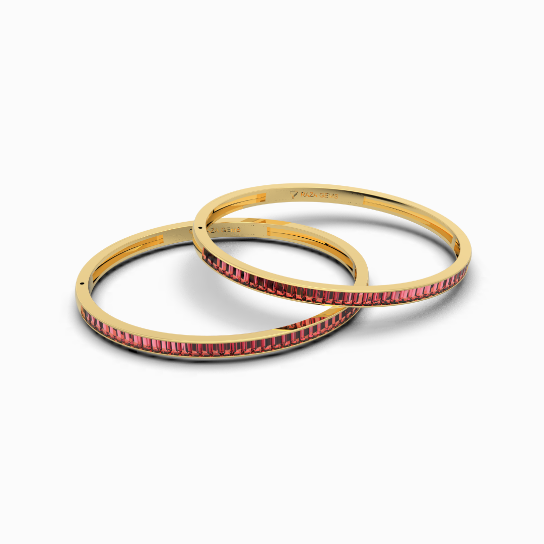 Ruby Bangles 2 Sets - Irina