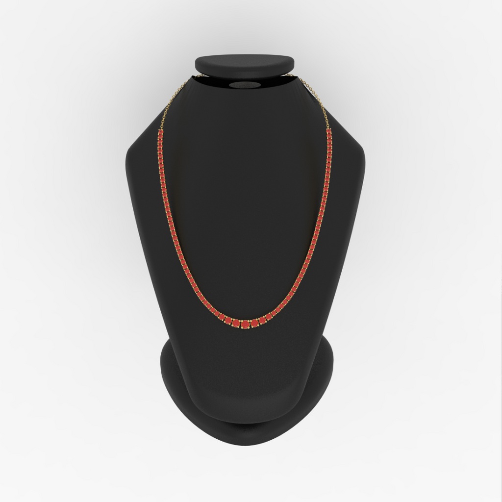 Burmese Ruby Necklace - Dominika