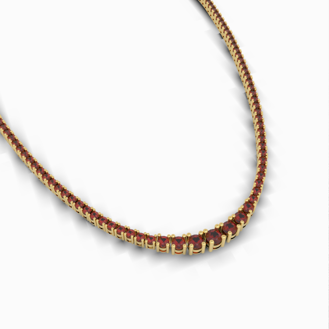 Burmese Ruby Necklace - Dominika