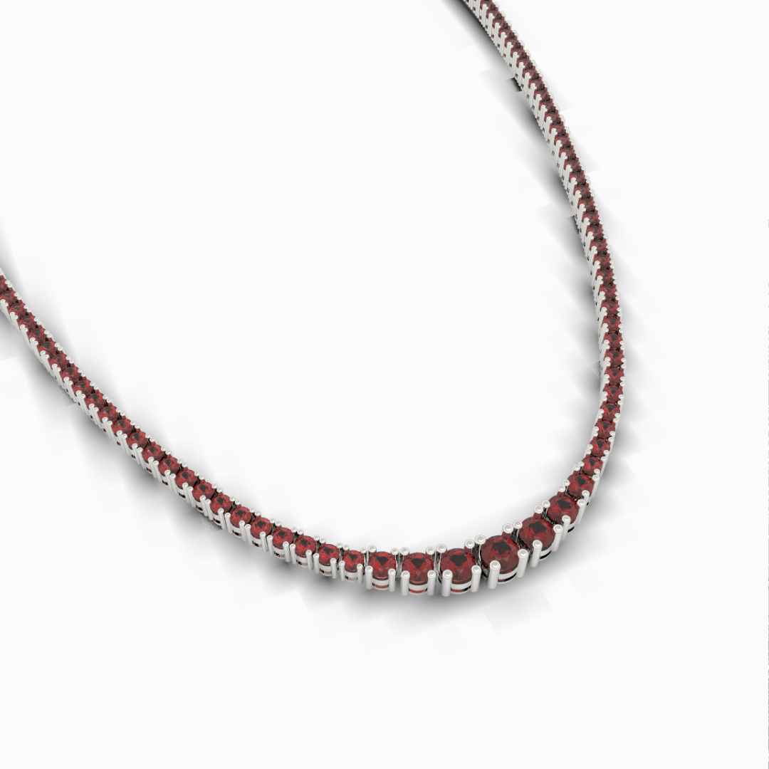 Burmese Ruby Necklace - Dominika
