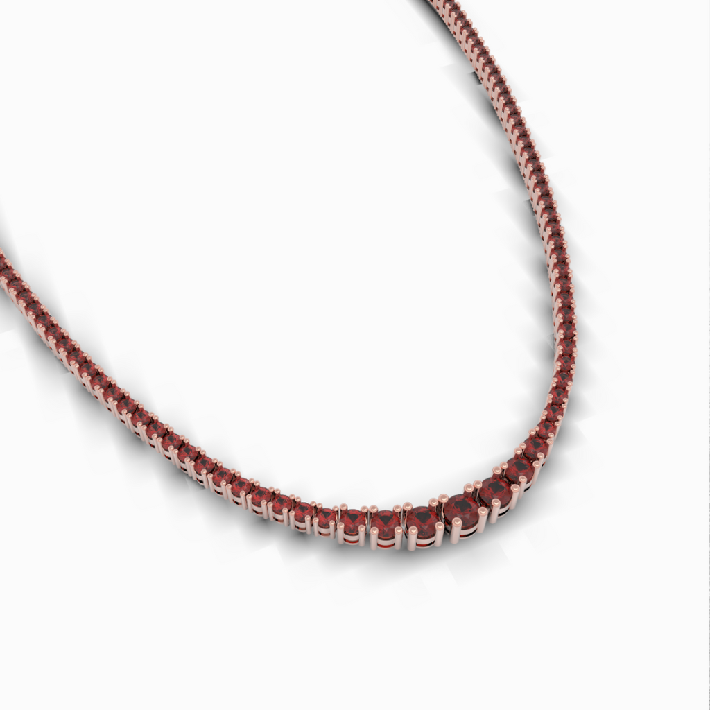 Burmese Ruby Necklace - Dominika