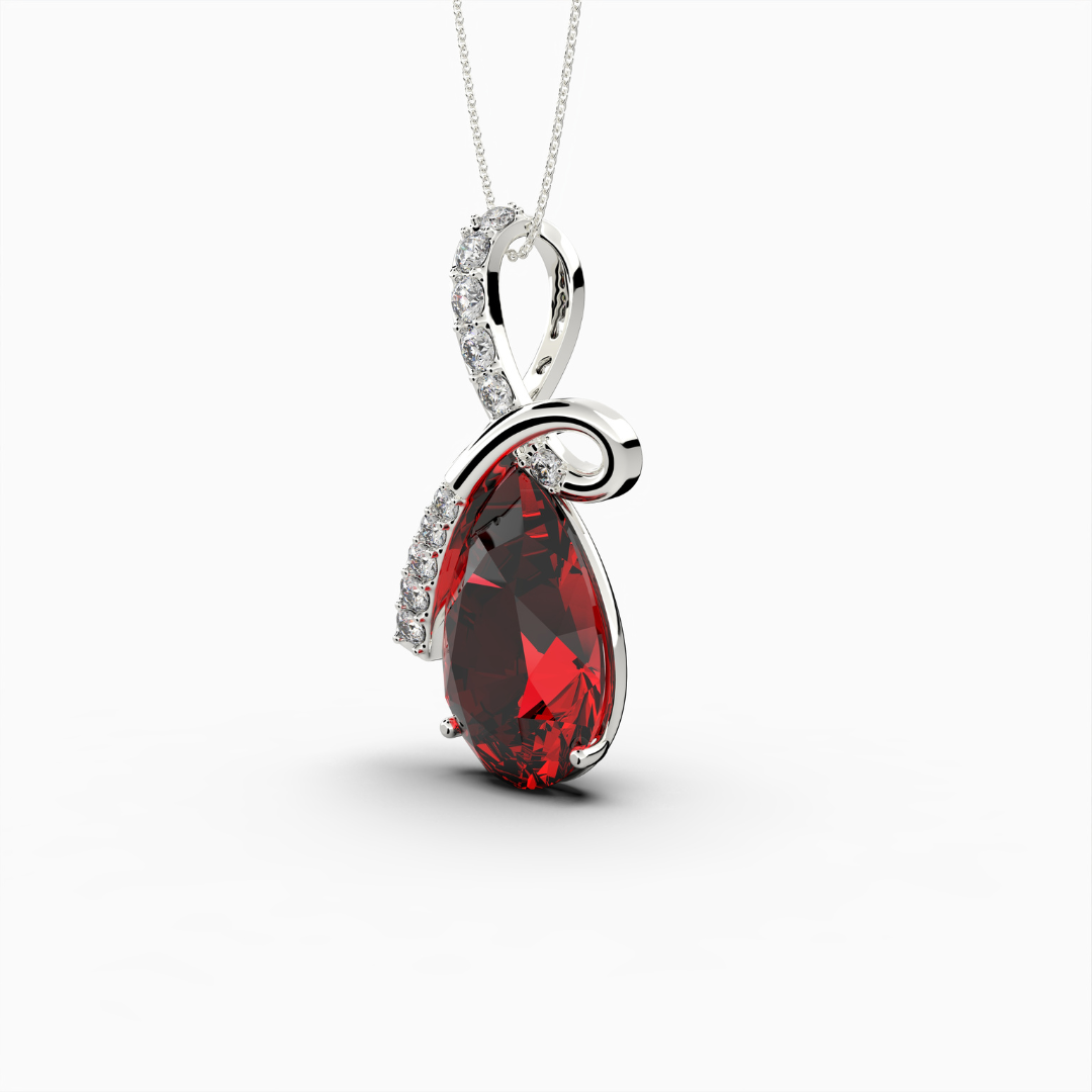 Burmese Ruby Pendants -  Apollinariya