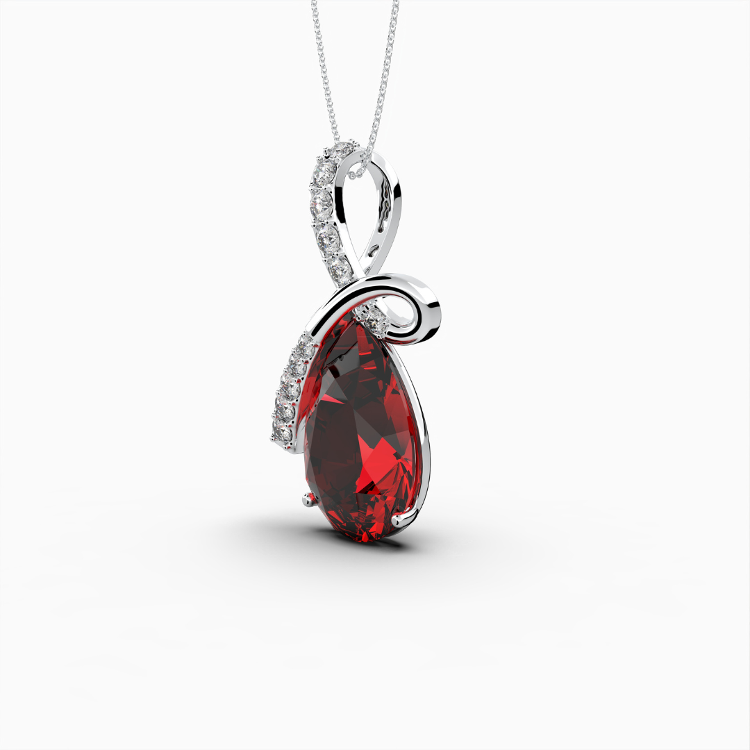 Burmese Ruby Pendants -  Apollinariya