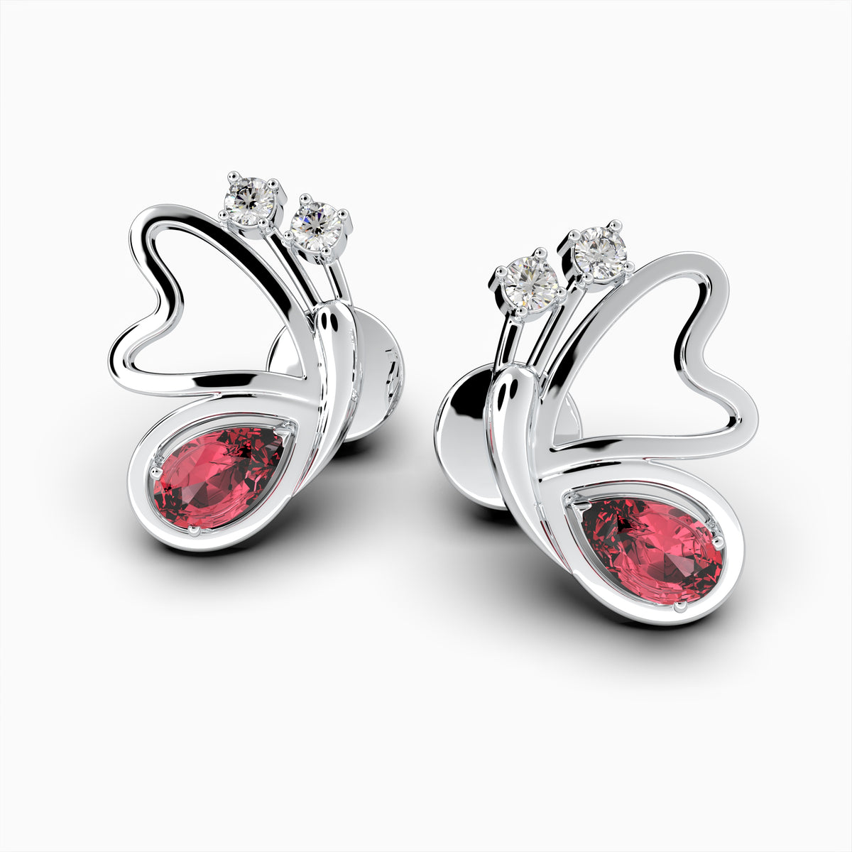 Mozambique Ruby Earrings - Izolda