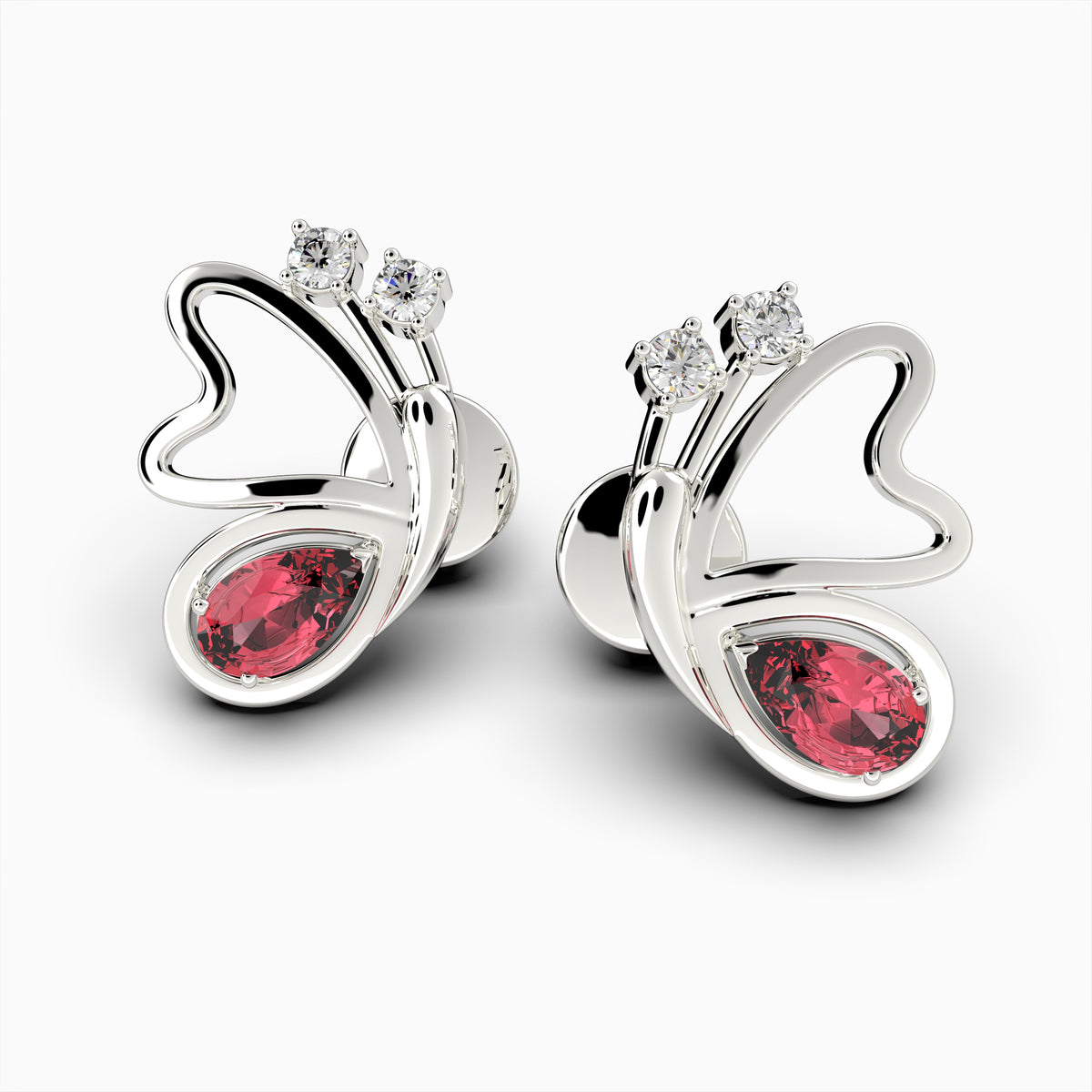 Mozambique Ruby Earrings - Izolda