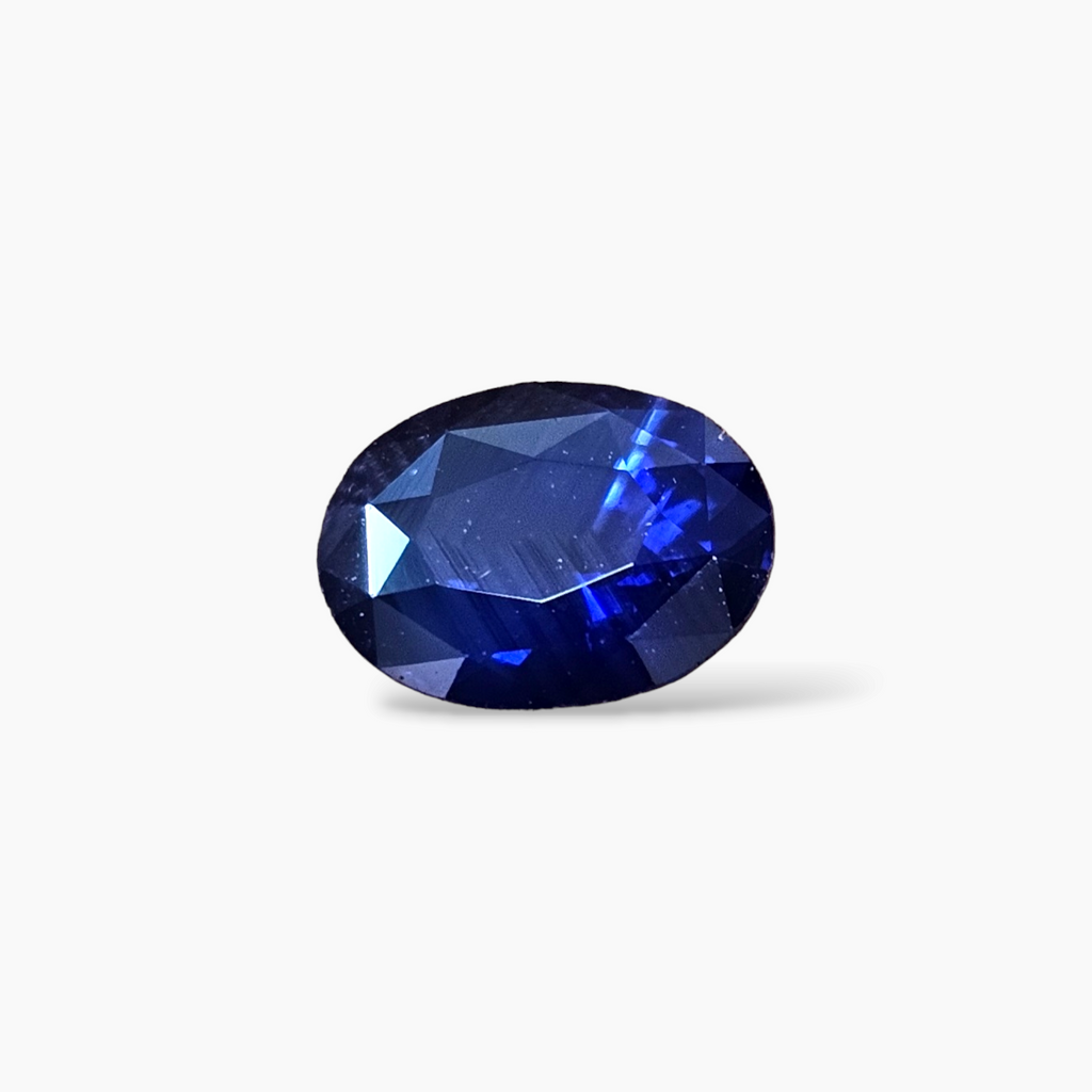 Buy Blue Sapphire Stone in 1 Carats Oval Cut Shape from Africa