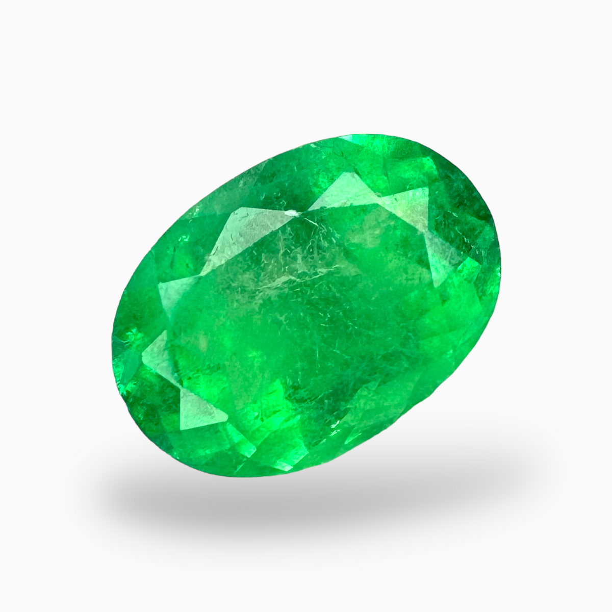 Buy Colombian Emerald Stone Oval Cut 2.35 Carats 10x7 mm