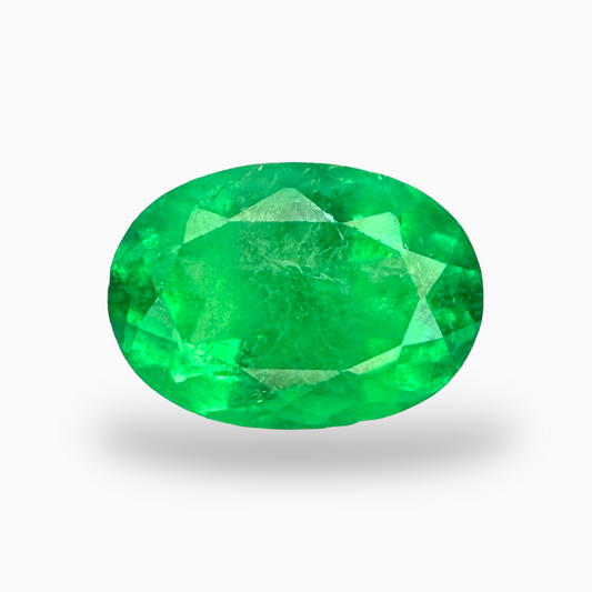 Buy Colombian Emerald Stone Oval Cut 2.35 Carats 10x7 mm