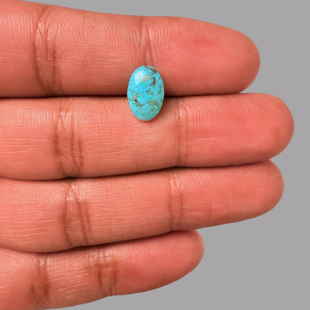 Buy Feroza Stone 1.97 Carats 11 x 7.4 x 3 mm in Oval