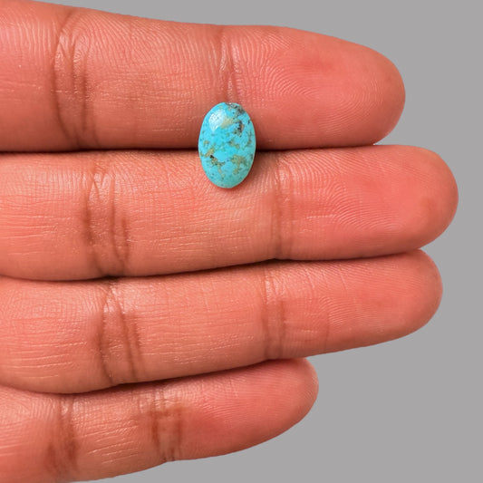 Buy Feroza Stone 1.97 Carats 11 x 7.4 x 3 mm in Oval