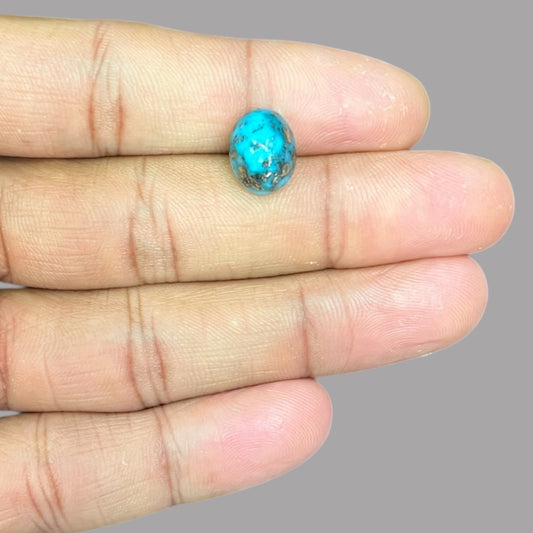 Buy Firoza 5.81 Carats 12 x 9.4 x 7.3 mm in Oval