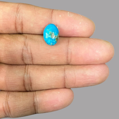 Buy Firoza Stone 3.80 Carats 13 x 9.3 x 4.3 mm in Oval