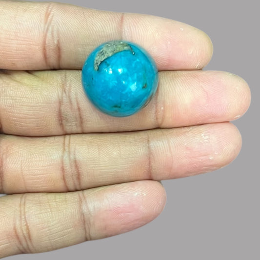 Buy Firoza Stone 42.91 Carats 21.9 x 13.3 mm in round