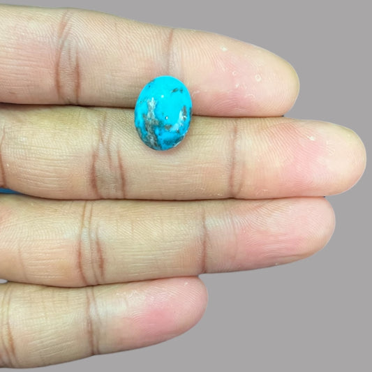 Buy Firoza Stone 6.28 Carats 14.8 x 11.3 x 5.3 mm in Oval