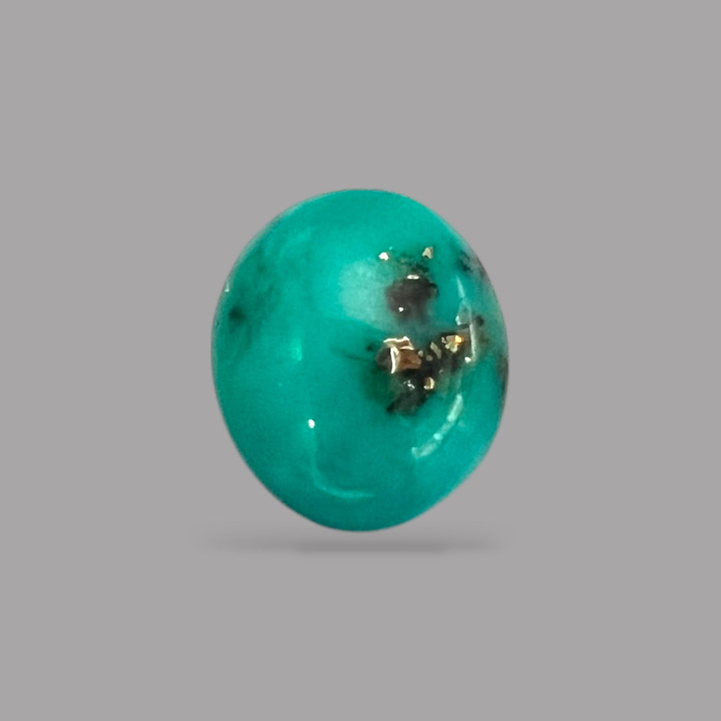 Buy Firoza Stone Online 4.04 Carats 11.4 x 9.9 x 6 mm in Oval