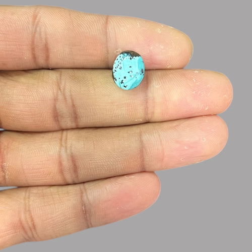 Buy Firoza Stone Online 4.37 Carats 11.7 x 9.6 x 5.4 mm in Oval